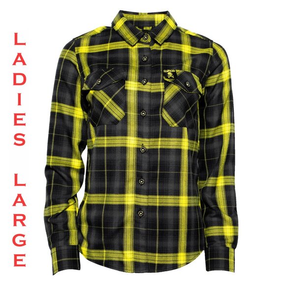 DIXXON FLANNEL - RANCID TNC Flannel Shirt - Women's Large - Picture 1 of 7